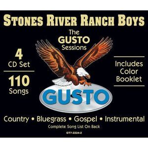Stones River Ranch Boys - Gusto Sessions  CD